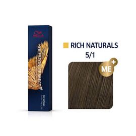 Фарба для волосся Wella Professionals Koleston Perfect ME+ Pure Naturals 5/1, Світлий шатен попелястий, 60 мл, Номер краски: 5/1, фото 