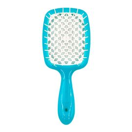 Гребінець Janeke Superbrush The Original Italian Patent Small тіффані з білим, фото 