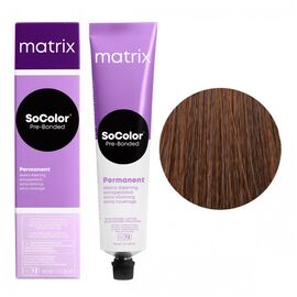 Стійка крем-фарба для волосся Matrix Socolor Beauty (Pre-Bonded Permanent) Extra Coverage 506BC, Темний Блондин Коричнево-мідний, 90 мл, Номер краски: 506BC, фото 