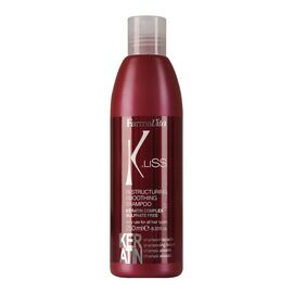 Випрямляючий шампунь з кератином Farmavita K.Liss Restructuring Smoothing Keratin Shampoo, 250мл, фото 