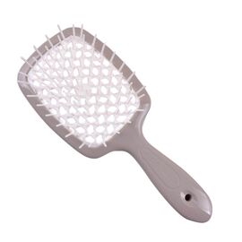 Гребінець Janeke Superbrush The Original Italian Patent кремовий з білим, фото 