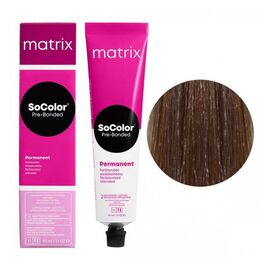 Стійка фарба для волосся Matrix SoColor Pre-Bonded 8AV, Світлий Попелясто-Перламутровий Блондин, 90 мл, Номер краски: 8AV, фото 