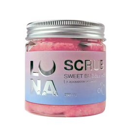 Скраб для рук та ніг з ароматом жуйки LUNA Scrub Sweet Bubble Kiss, 200 мл, фото 