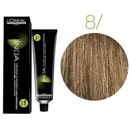 Фарба без аміаку L'Oreal Professionnel Inoa 8, Світлий блондин, 60 мл, Номер краски: 8, фото 