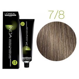 Фарба без аміаку L'Oreal Professionnel Inoa 7.8, Блондин мокко, 60 мл, Номер краски: 7.8, фото 