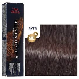 Фарба для волосся Wella Professionals Koleston Perfect ME+ Deep Brawns 5/75, Світлий шатен коричневий махагоновий 60 мл, Номер краски: 5/75, фото 