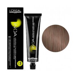 Фарба без аміаку L'Oreal Professionnel Inoa 7.18, Блондин попелястий мокко, 60 мл, Номер краски: 7.18, фото 
