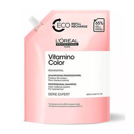 Шампунь L'Oreal Professionnel Serie Expert Vitamino Color Shampoo для захисту кольору фарбованого волосся, рефіл формат 1500 мл, фото 