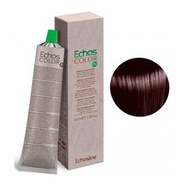 Крем-фарба для волосся Echosline Echos Color Colouring Cream,7.72 Середній блондин теплий коричневий, 100 мл, Номер краски: 7.72, фото 
