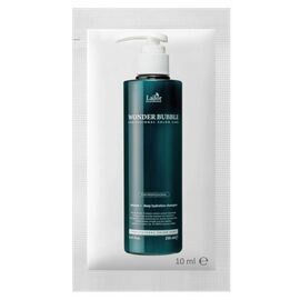 Зволожуючий шампунь для волосся La'dor Wonder Bubble Shampoo, 10 мл, фото 