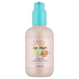 Молочко 15в1 для укладання кучерявого волосся Inebrya Ice Cream Curly Plus Curl One 15in1, 200 мл, фото 