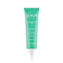 Грязь для глибокого очищення волосся й шкіри голови Echosline B. Pur Pre-Treatment Mud,150 мл, фото 