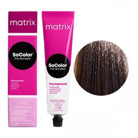 Стійка фарба для волосся Matrix SoColor Pre-Bonded 5AV, Світлий Шатен Попелясто-перламутровий, 90 мл, Номер краски: 5AV, фото 