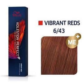 Фарба для волосся Wella Professionals Koleston Perfect ME+ Vibrant Reds 6/43, Темний  блондин мідний золотистий, 60 мл, Номер краски: 6/43, фото 