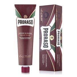 Крем для гоління Сандал та олія Ши для грубої щетини Proraso Shaving cream Coarse Beards Sandalwood & Shea butter, 150 ml, фото 