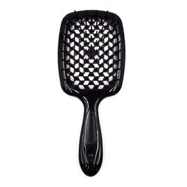 Гребінець Janeke Superbrush The Original Italian Patent Small чорний, фото 