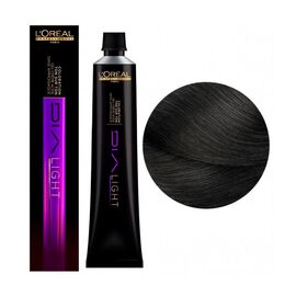 Безаміачна напівперманентна фарба для волосся L'Oreal Professionnel Dia Light 4, Шатен, 50 мл, Номер краски: 4, фото 