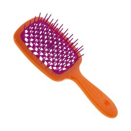 Гребінець Janeke Superbrush The Original Italian Desing помаранчевий з фуксією, фото 