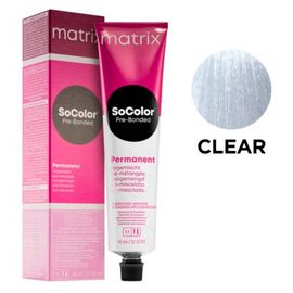 Стійка фарба для волосся Matrix SoColor Pre-Bonded Clear, Прозорий, 90 мл, Номер краски: Clear, фото 