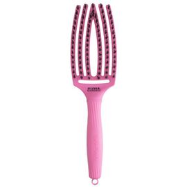 Щітка FINGERBRUSH Care Iconic Boar&Nylon Pink Granita, фото 
