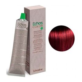 Крем-фарба для волосся Echosline Echos Color Colouring Cream,6.66 Темний блондин червоний інтенсивний , 100 мл, Номер краски: 6.66, фото 