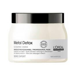 Маска L'Oreal Professionnel Serie Expert Metal Detox Mask для попередження металевих накопичень у волоссі після фарбування та освітлення,500 мл, фото 