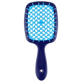 Гребінець Janeke Superbrush The Original Italian Desing фіолетовий з блакитним, фото 