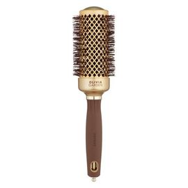 Брашинг Olivia Garden EXPERT BLOWOUT SHINE Wavy Bristles Gold&Brown 45, фото 