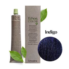 Крем-фарба для волосся Echosline Echos Color Colouring Cream INDIGO , Індіго, 100 мл, Номер краски: INDIGO, фото 