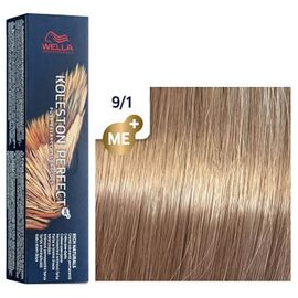 Фарба для волосся Wella Professionals Koleston Perfect ME+ Pure Naturals 9/1,  Дуже світлий блонд попелястий , 60 мл, Номер краски: 9/1, фото 