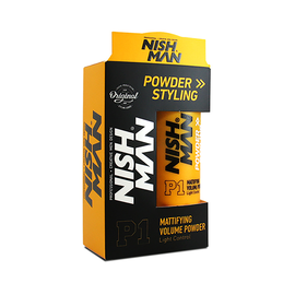 Пудра для стилізаціі волосся Nishman Matte Finish Volume Powder And Styling P1 ,  20 г, фото 