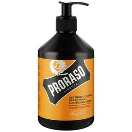 Шампунь для бороди Proraso Wood & Spice Beard Wash, 500 мл, Об'єм: 500 мл, фото 