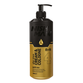 Крем-одеколон після гоління Nishman After Shave Cream & Cologne №4 Gold One, 400 мл, фото 