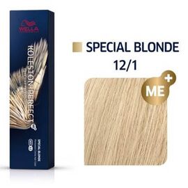 Крем-фарба для волосся Wella Professionals Koleston Perfect ME+ Special Blonde, 12/1 Ультра яскравий блонд попелястий , 60 мл, Номер краски: 12/1, фото 
