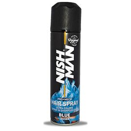 Спрей для волосся фарбуючий Nishman Hair Coloring Spray BLUE синій, 150 мл, фото 
