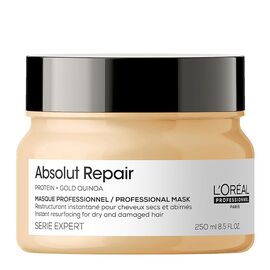 Відновлювальна маска L'Oreal Professionnel Serie Expert Absolut Repair Protein + Gold Quinoa для пошкодженого волосся, 250 мл, Об'єм: 250 мл, фото 