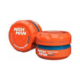 Віск для укладання волосся Nishman Hair Styling Wax 02 Sport, 100 мл, фото 
