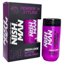 Пудра для створення об'єму волосся матова Nishman Styling Powder P1 Fresh Look, 20 г, фото 