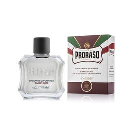 Бальзам після гоління Сандал і олія Ши для грубої щетини  Proraso After shave Balm Coarse Beards Sandalwood & Shea butter, 100 ml, фото 