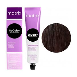Стійка крем-фарба для волосся Matrix Socolor Beauty (Pre-Bonded Permanent) Extra Coverage 506NA, Темний Блонд Нейтральний Попелястий, 90 мл, Номер краски: 506NA, фото 