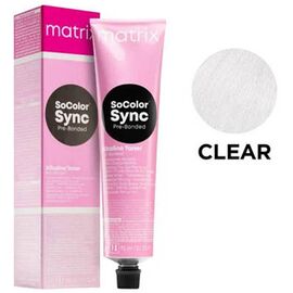 Крем-фарба без аміаку Matrix SoColor Sync Pre-Bonded Clear, Прозорий, 90 мл, Вид: Фарба, Номер краски: Clear, фото 