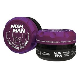 Гель-віск для стилізації волосся Nishman Hair Styling B4 Fresh Look Gel-Wax, 150 мл, фото 