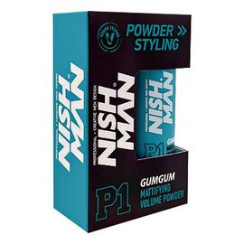 Пудра для створення об'єму волосся матова Nishman Styling Powder P1 Gum Gum, 20 г, фото 