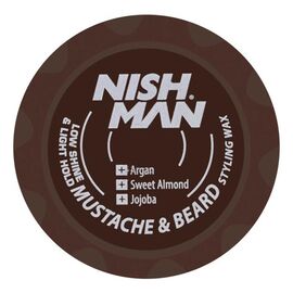 Бальзам для укладання бороди й вусів Nishman Beard & Mustache Styling Balm, 100 мл, фото 