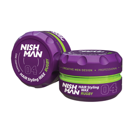 Віск для укладання волосся Nishman Hair Styling Wax 04 Rugby, 100 мл, фото 