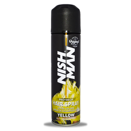 Фарбуючий спрей для волосся Жовтий  Nishman Hair Spray Yellow, 150 мл, фото 