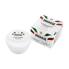 Мило для гоління Зелений чай та Овес для чутливоі шкіри Proraso Shaving soap in a jar Sensitive skin Green tea & Oatmeal, 150 ml, фото 