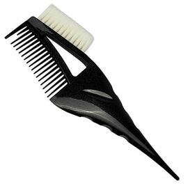 Щітка для фарбування волосся Salon Professional з гребінцем чорна, фото 