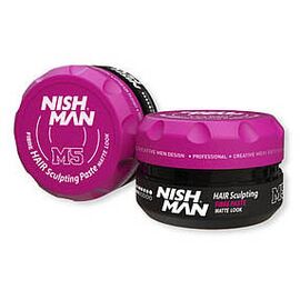 Матова паста-файбер для укладання волосся Nishman Matte Paste М5,100 мл, фото 