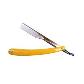 Бритва небезпечна під половинку леза Nishman EASY USE Push Razor жовта, фото 
